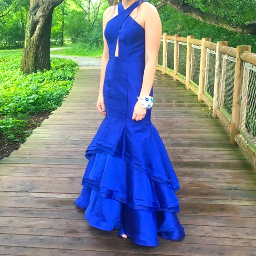 Blue Camille La Vie Prom Dress